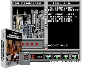 Where in Time is Carmen Sandiego (U) [o1] Cover